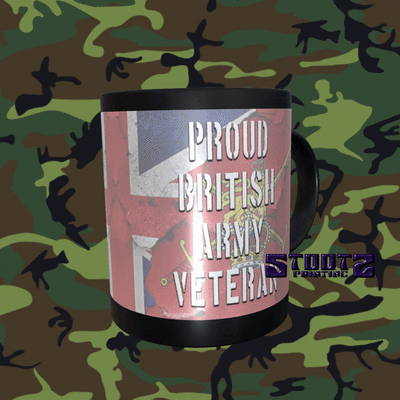 Proud British Army Veteran Mug