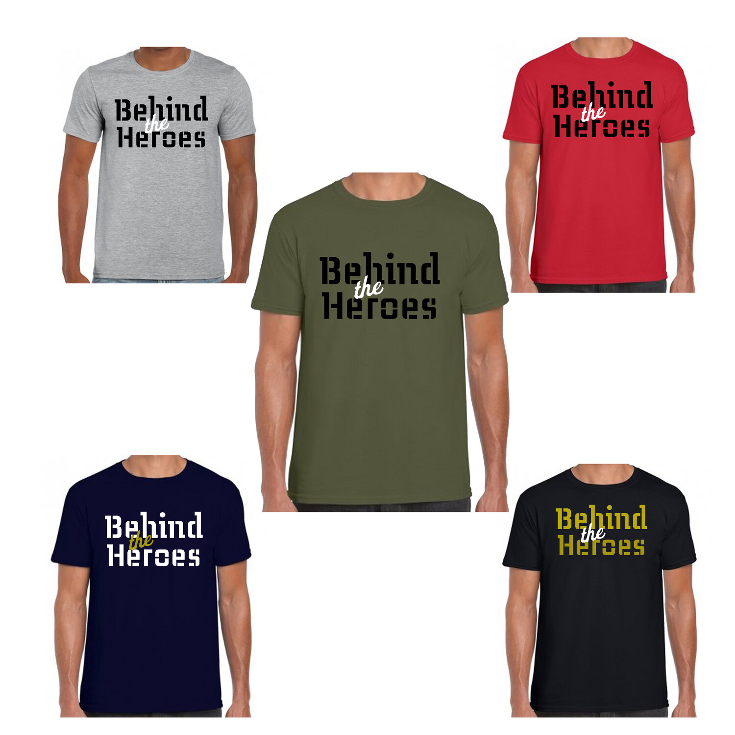 Behind the Heroes Softstyle Tshirt