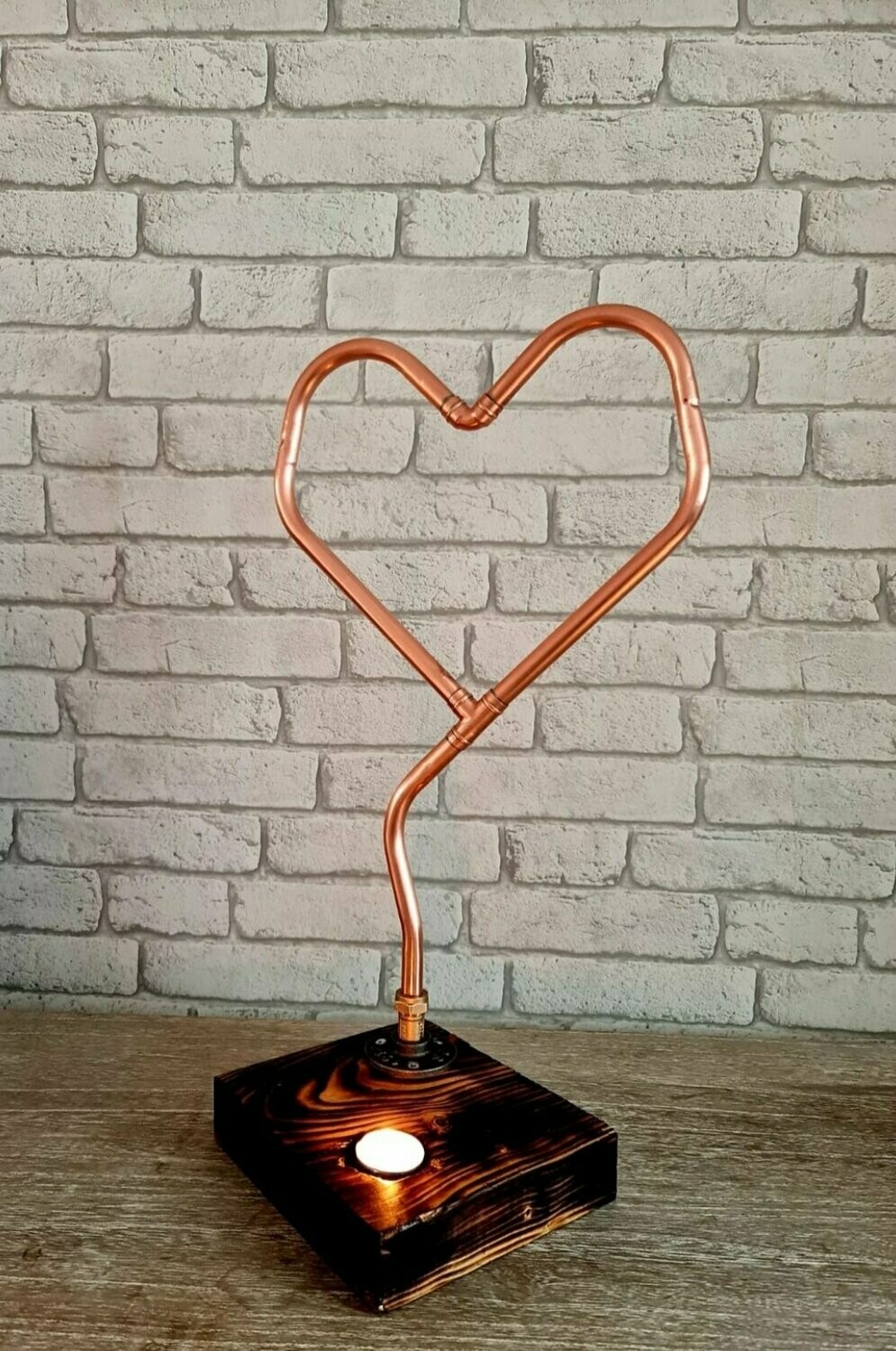 Big Love (Copper Candle Love Heart)