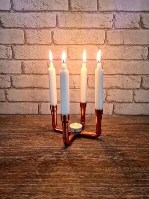 The Flaming Wax (Copper Candle Holder)