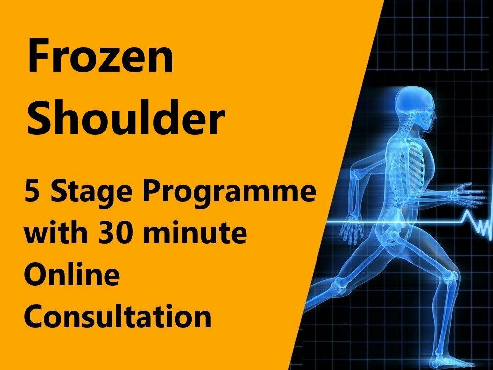 Frozen Shoulder 5 Stage Programme with 30 minute online consultation