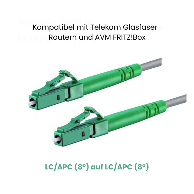 5m-30m LC/APC-LC/APC grau Simplex OS2 Glasfaser Kabel 5m-30m LC/APC-LC/APC grau Simplex OS2 Glasfaser Kabel