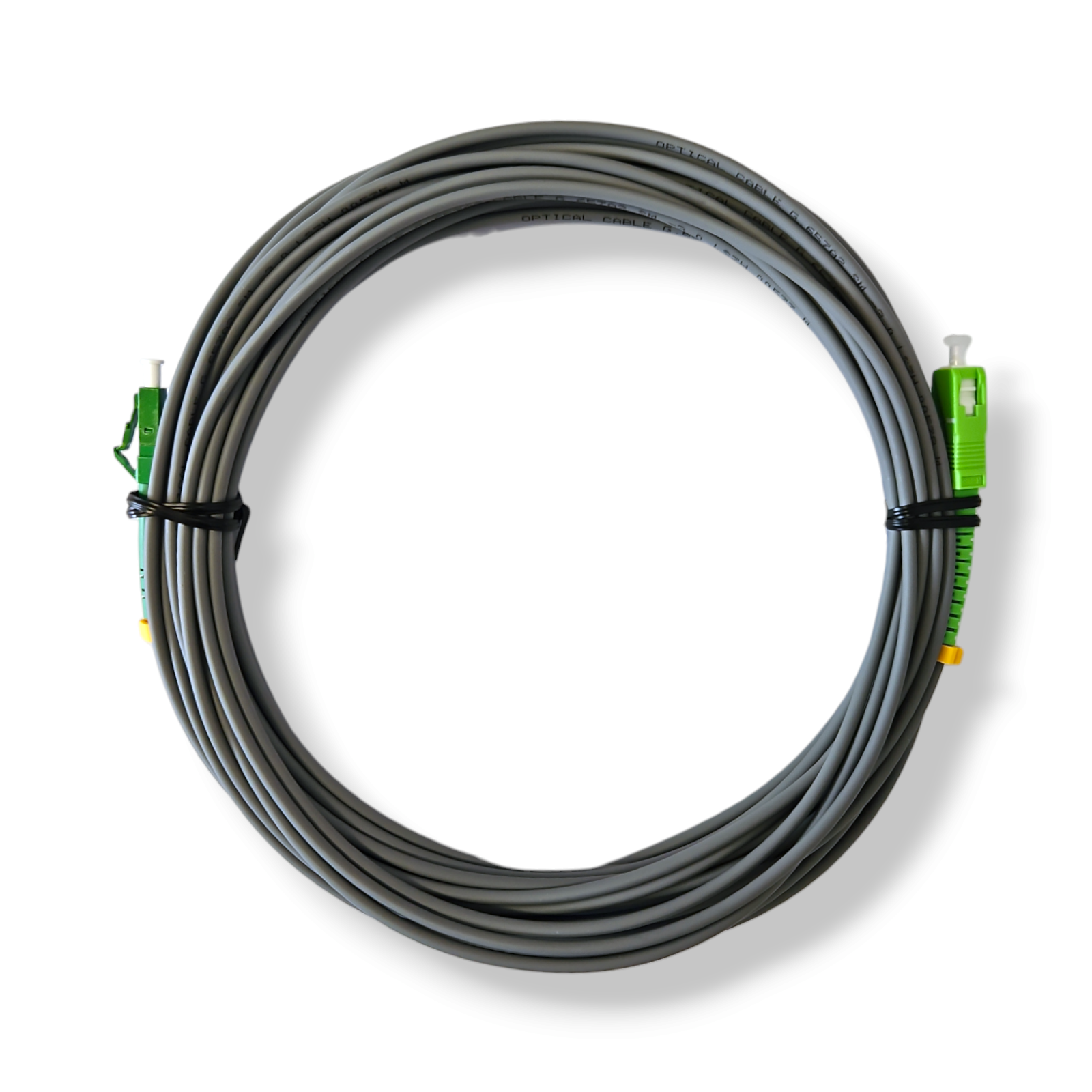 5m-30m LC/APC-SC/APC grau Simplex OS2 Glasfaser Kabel