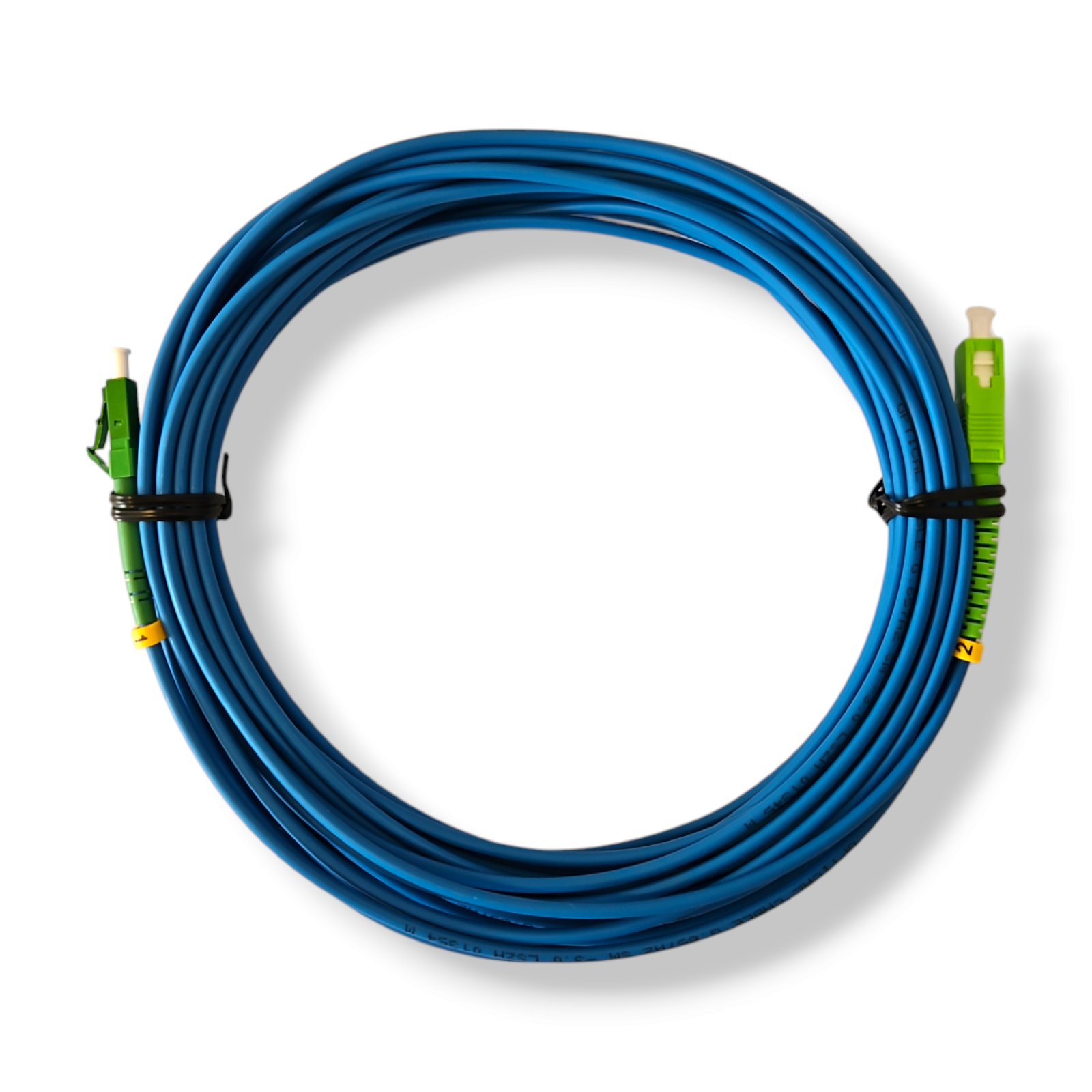 5m-30m LC/APC-SC/APC blau Simplex OS2 Glasfaser Kabel