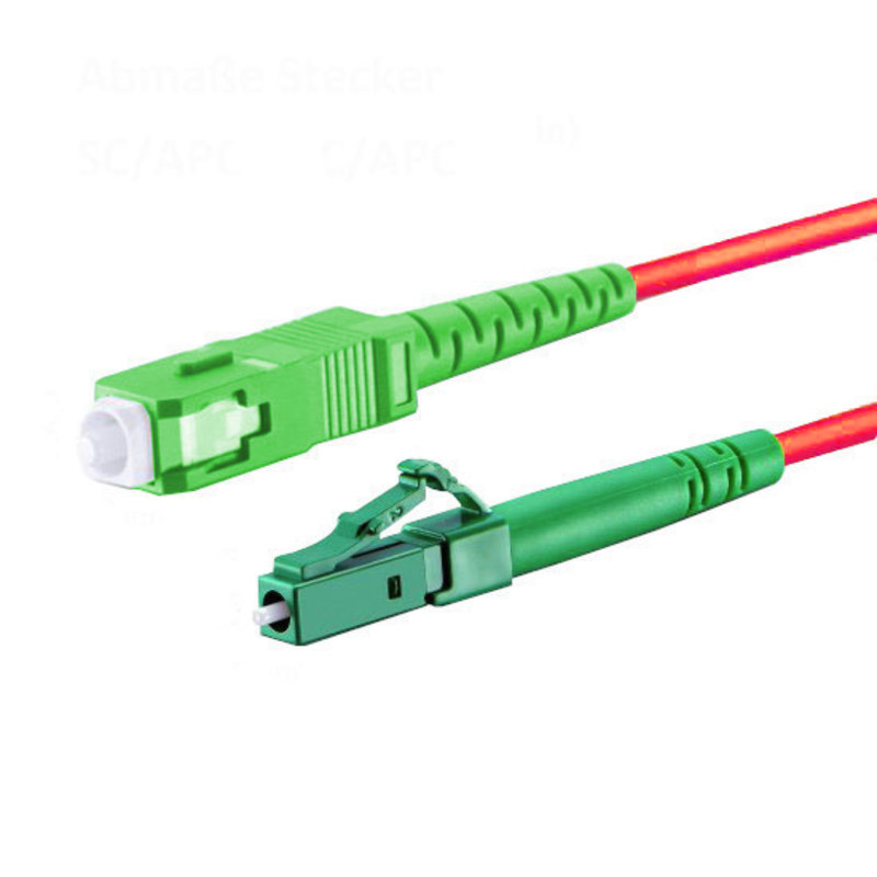 5m-30m LC/APC-SC/APC rot Simplex OS2 Glasfaser Kabel 5m-30m LC/APC-SC/APC rot Simplex OS2 Glasfaser Kabel