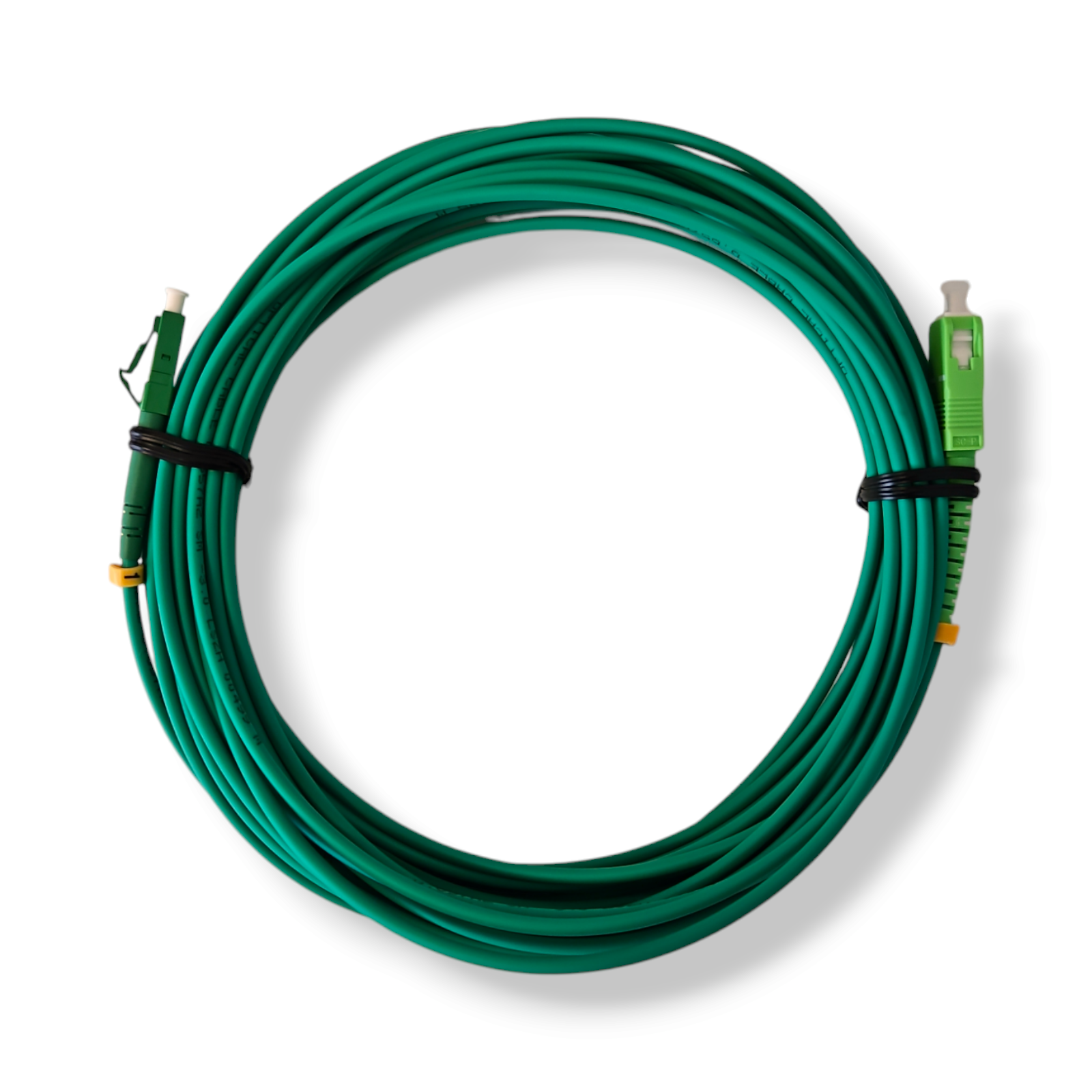 5m-30m LC/APC-SC/APC grün Simplex OS2 Glasfaser Kabel