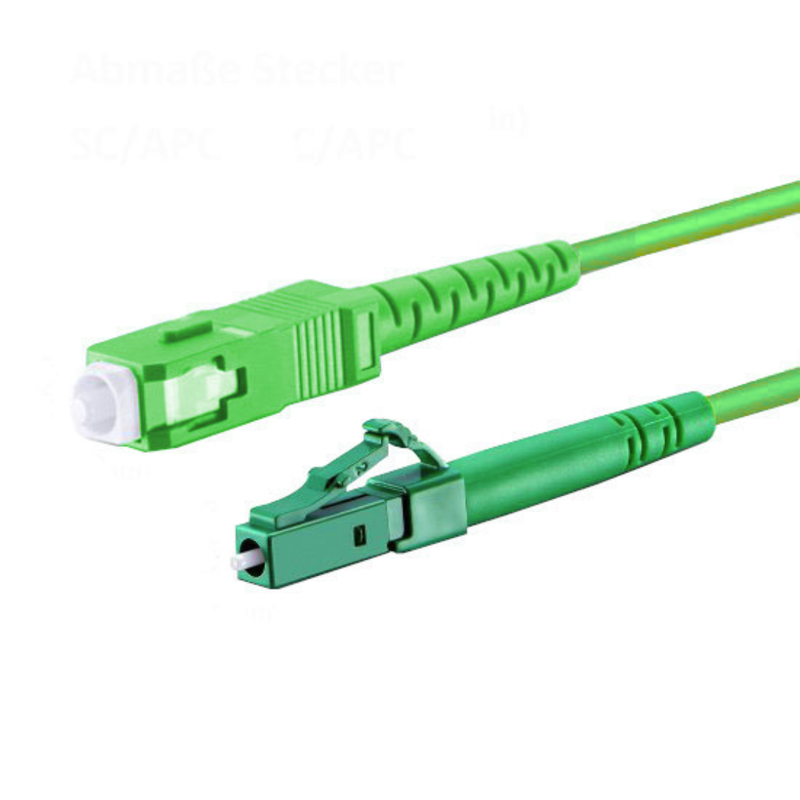 5m-30m LC/APC-SC/APC grün Simplex OS2 Glasfaser Kabel 5m-30m LC/APC-SC/APC grün Simplex OS2 Glasfaser Kabel