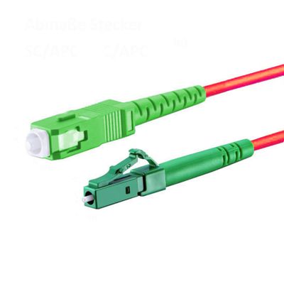 5m-30m LC/APC-SC/APC rot Simplex OS2 Glasfaser Kabel