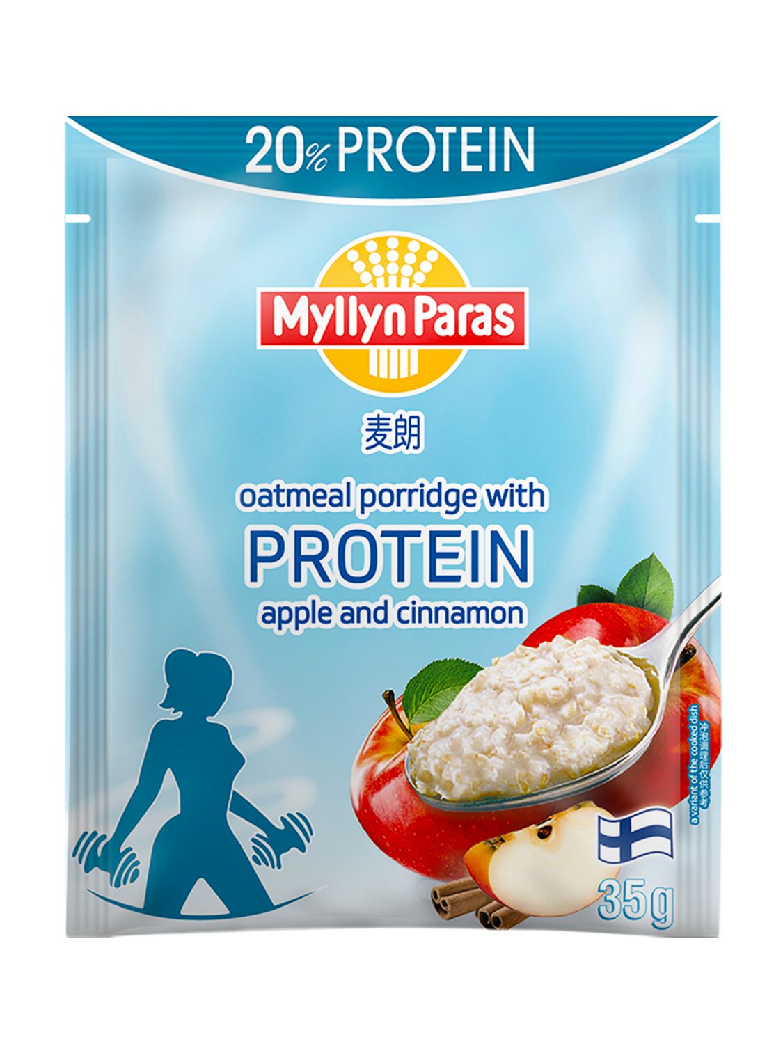 麦朗苹果燕麦片 20% PROTEIN 6x35g