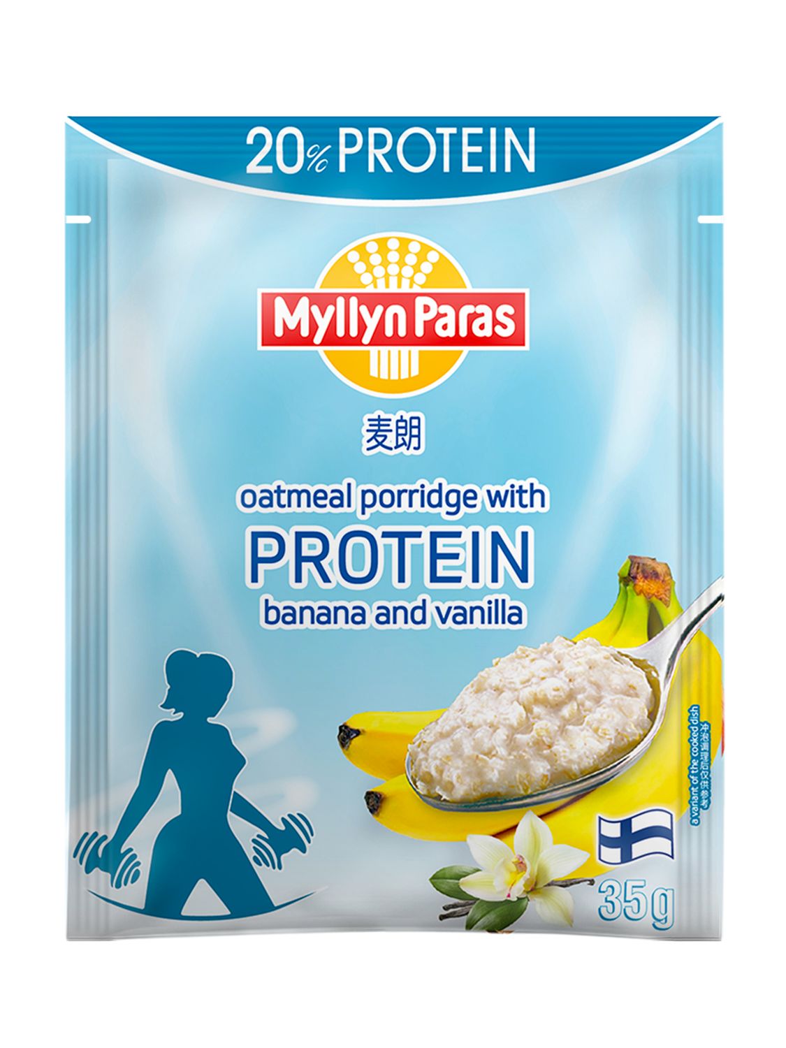 麦朗香蕉香草燕麦片 20% PROTEIN 6x35g