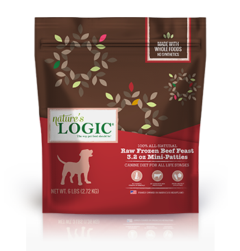 Nature's logic raw frz bf Mini pattie 6lb (858155001751)