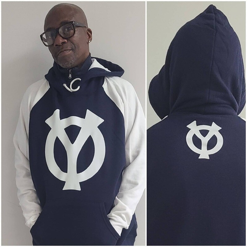 Y.O Hoodie Two Tone Black and White