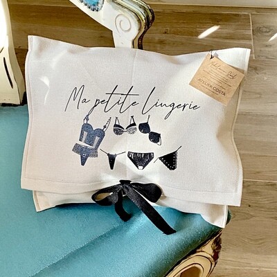 Cotton lingerie bag