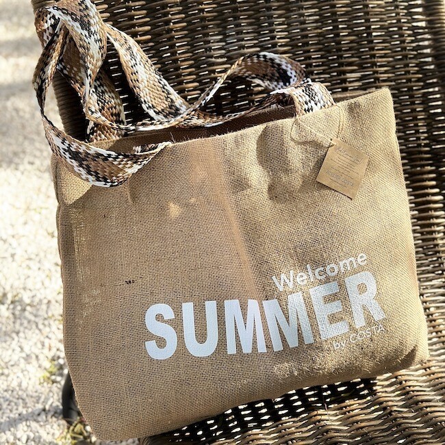 Bag "SUMMER WELCOME" white