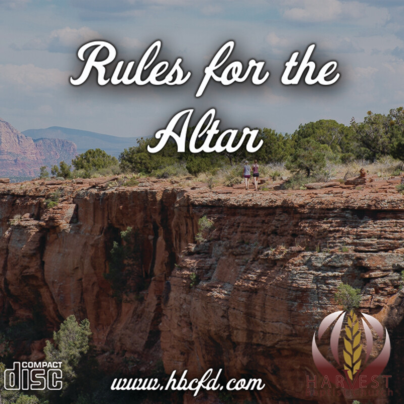 Rules for the Altar