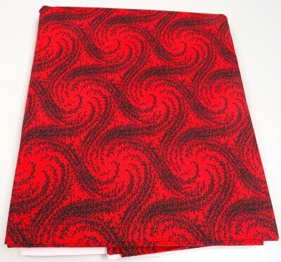 JUST REDUCED!!! ​Fabric: (Red Swirl) by David Textiles