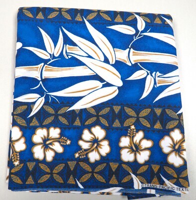 ​Fabric: All Seasons- Summer (Blue Hawaiian Floral)