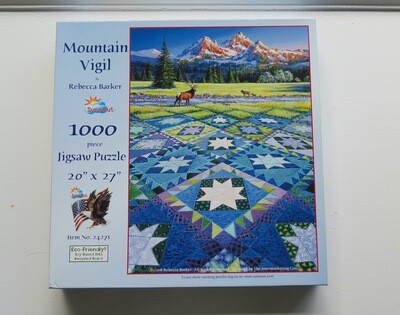 Mountain Vigil Jigsaw Puzzle by Rebecca Barker
