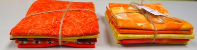 ​Fabric: Orange and Yellow Scrap Bundles