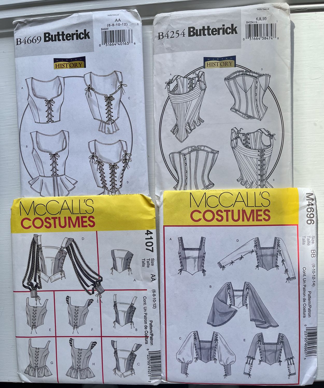 Historical Costume Patterns (Uncut)