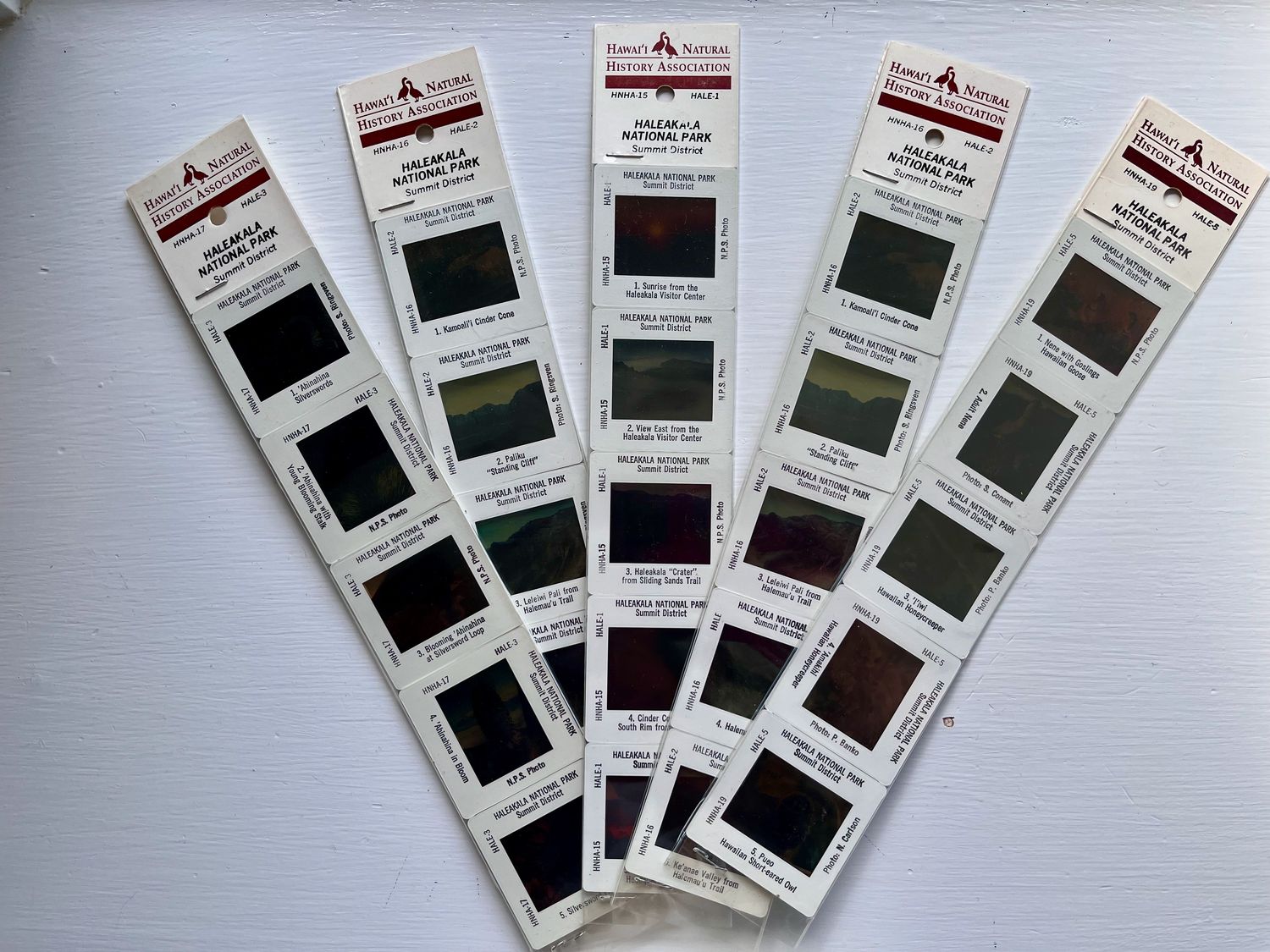 Vintage: Haleakala National Park Travel Slides