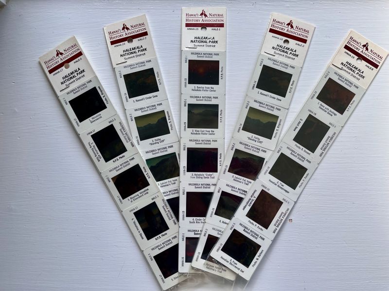 Vintage: Haleakala National Park Travel Slides