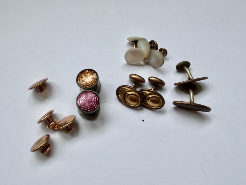 Vintage Collection of Cuff Links &amp; Studs