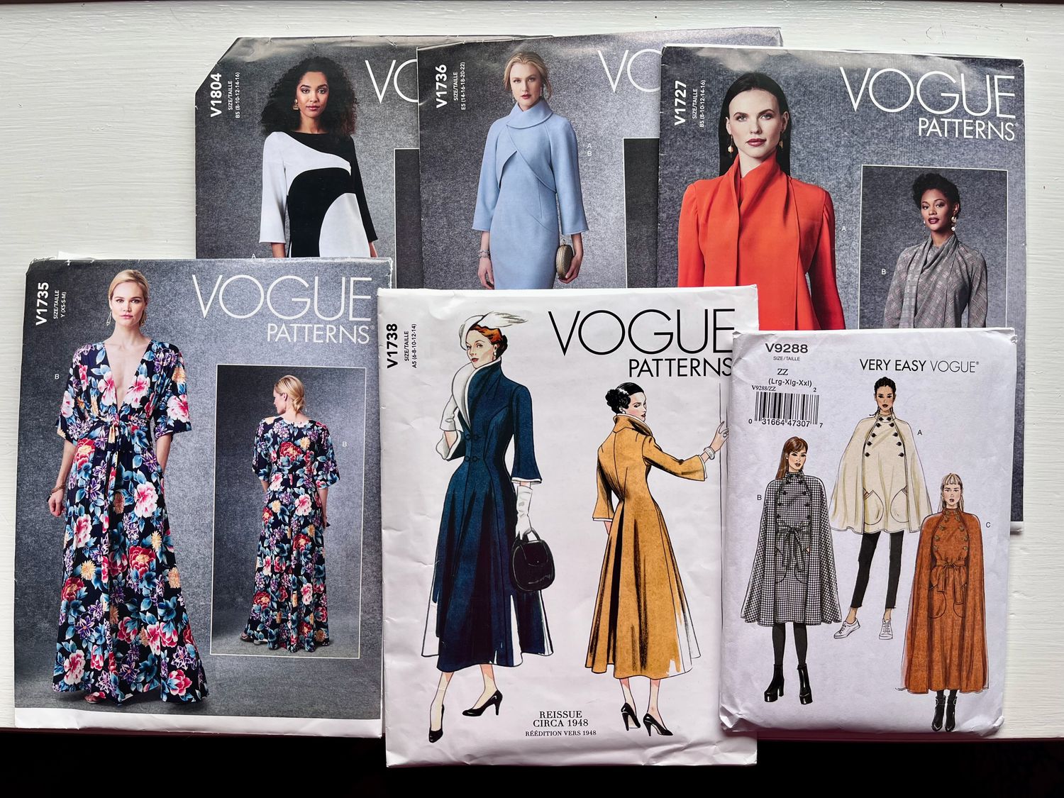 Lot 7 Vogue Patterns