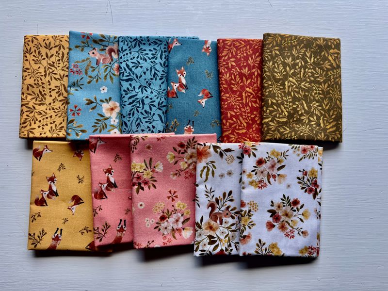 Fabric:  Fat Quarter Bundle (Fat Quarter Shop)