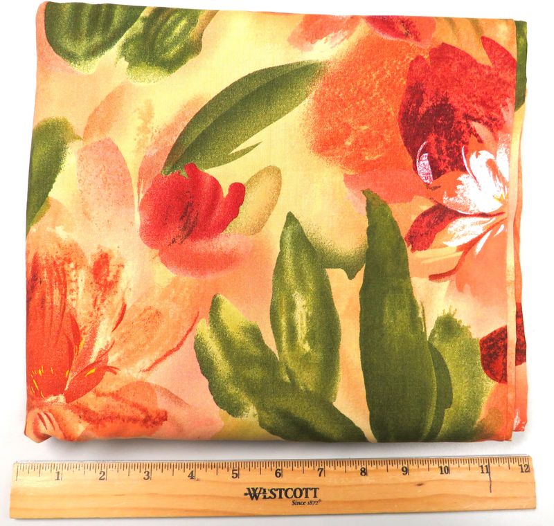 ​Fabric:  (Red Watercolor Floral) designed for Jo-Ann Fabrics