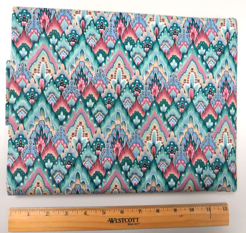 ​Fabric: (Green Feather Floral) by P.S. Designs