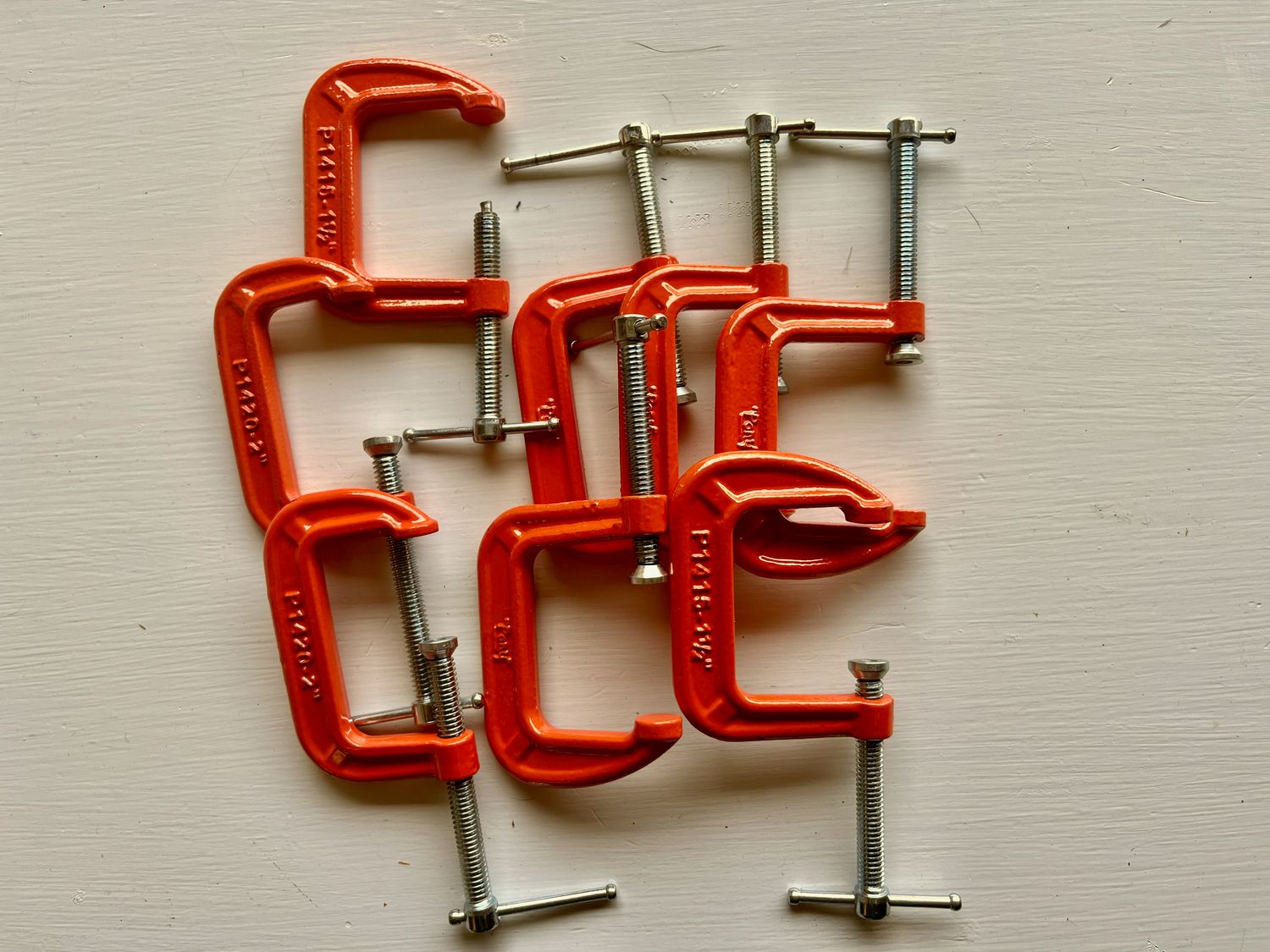 8 PONY Malleable Iron “C” Clamps