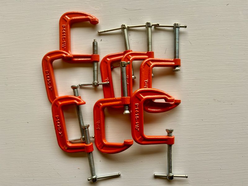 8 PONY Malleable Iron “C” Clamps