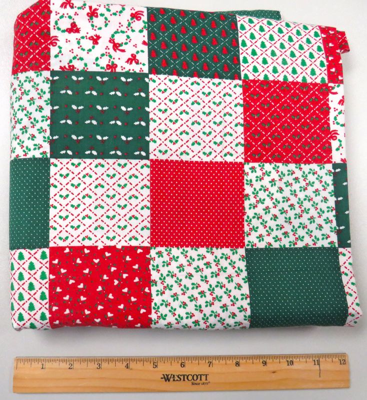 ​Fabric: (Christmas Patches)