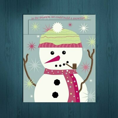 We can build a Snowman / Winter wonderland / Frosty /
6 cards for $2.50 ea
