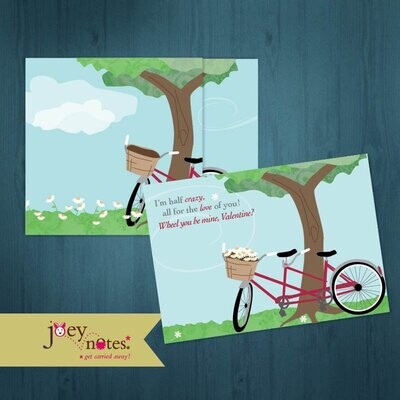 Bicycle built for two / Old-fashioned song lyrics /
6 cards for $2.50 ea