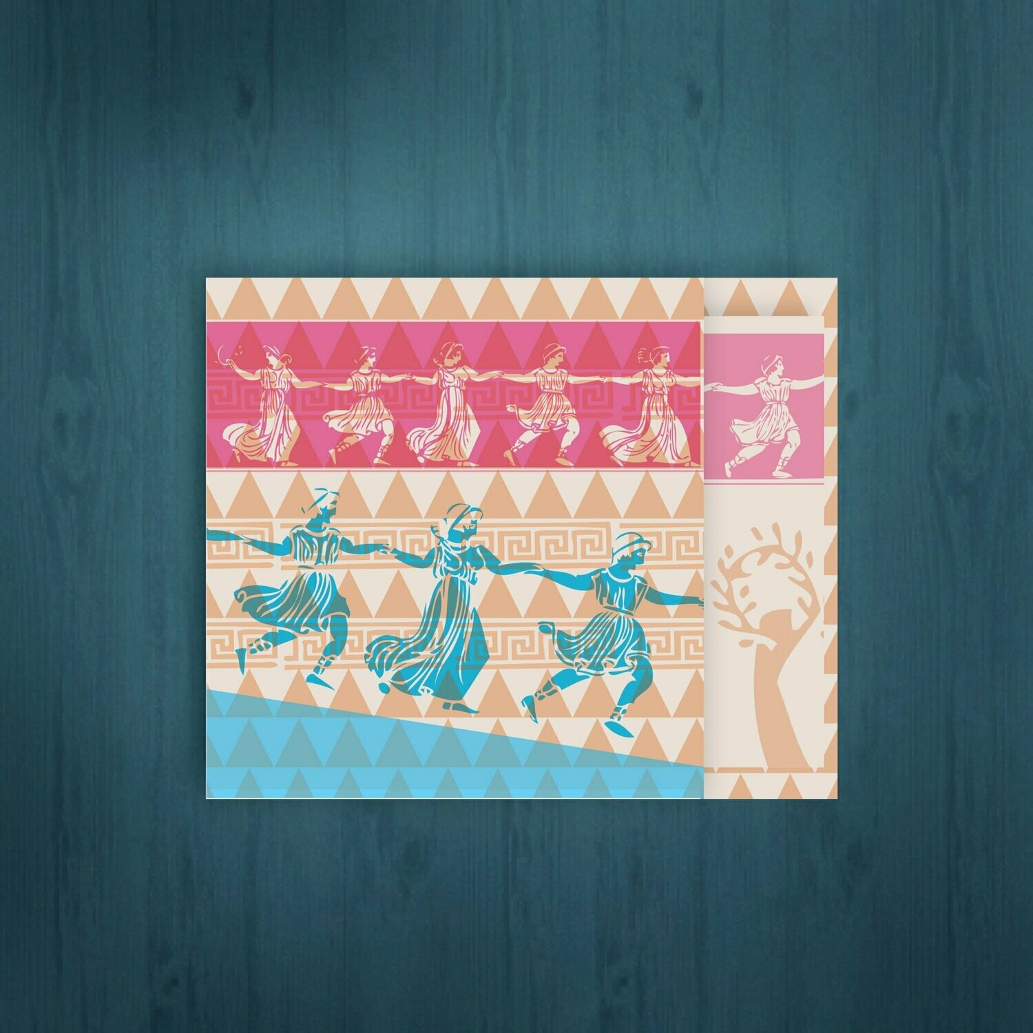 Greek Dancers  /  Community  /  Join together  /  We support you   /  6 cards - $2.50 ea