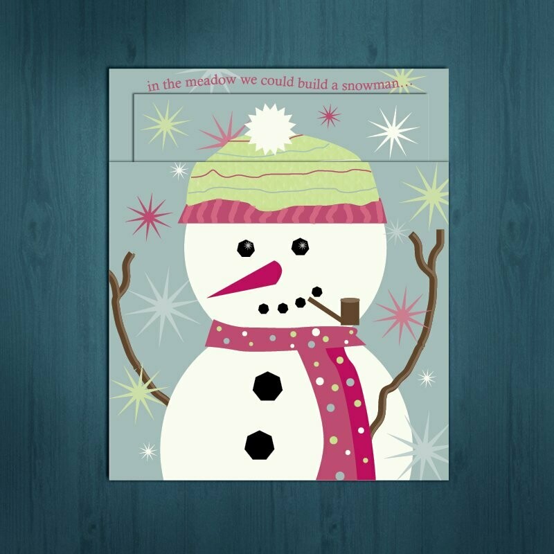 We can build a Snowman  /   Winter wonderland   /  Frosty   /   6 cards, $2.00 ea