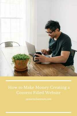 ​How to Make Money Creating a Content Filled Website