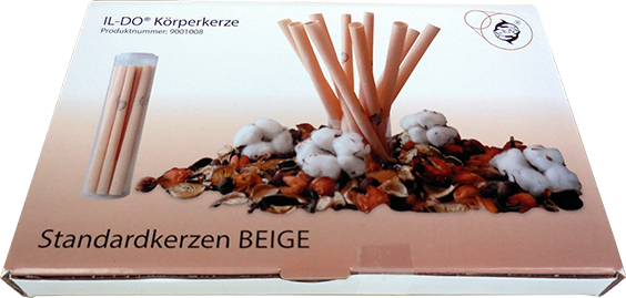 IL-DO® Körperkerze Standard Beige SET