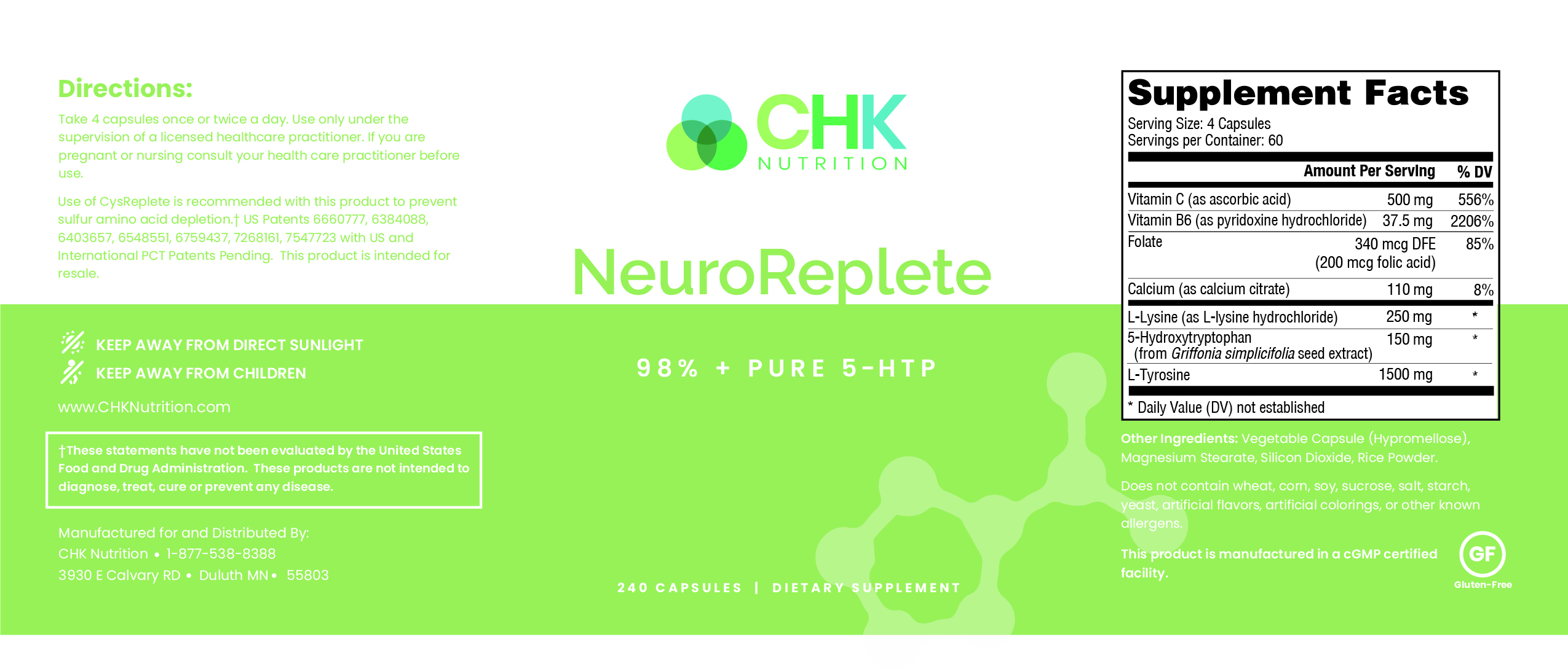 NeuroReplete 240 count NeuroReplete 240 count