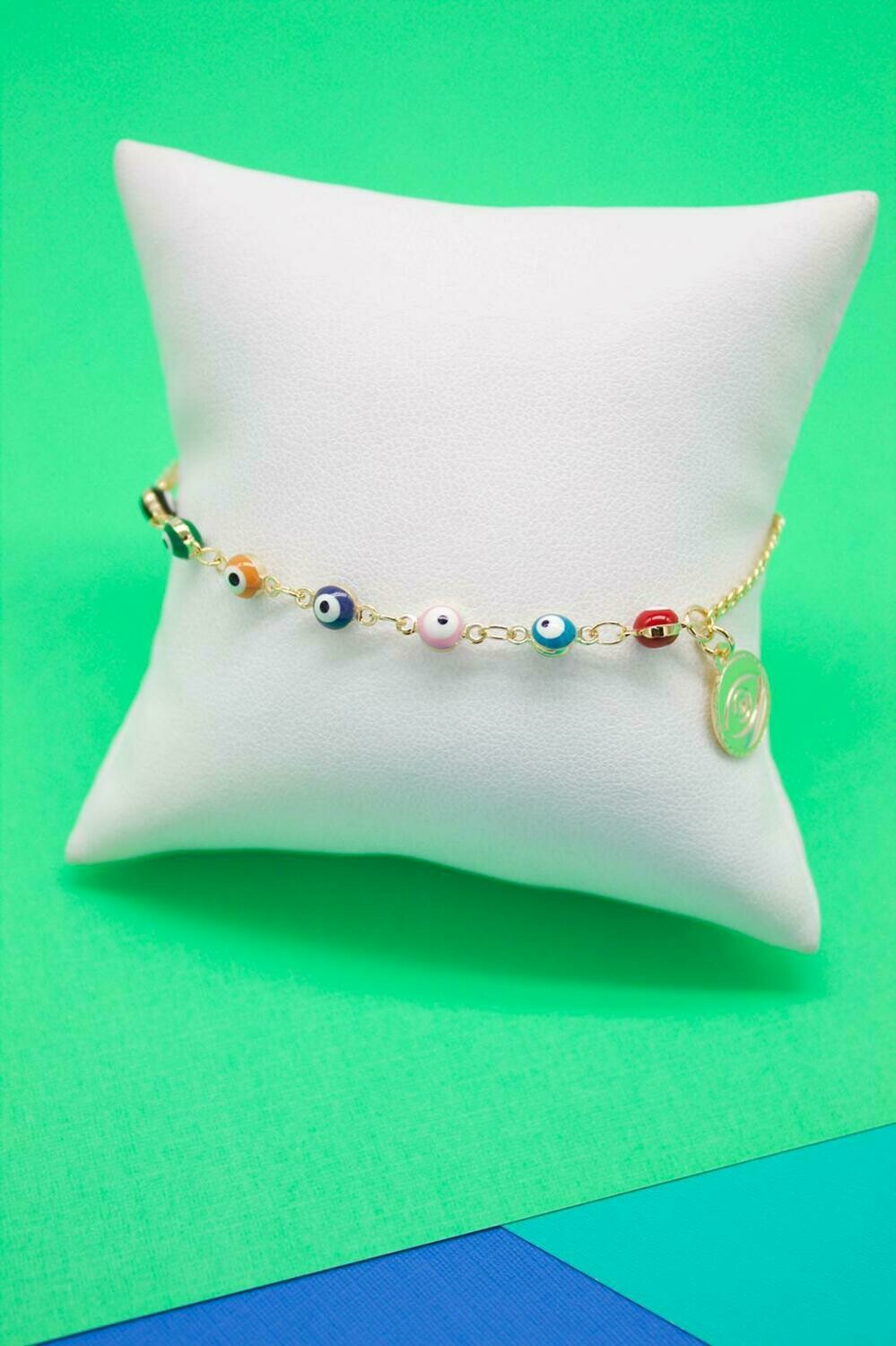 Evil Eye Multi Color-Anklets