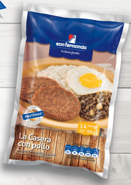 Hamburguesas de pollo - 14 unidades