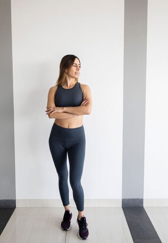 Legging Confort Gris Liso