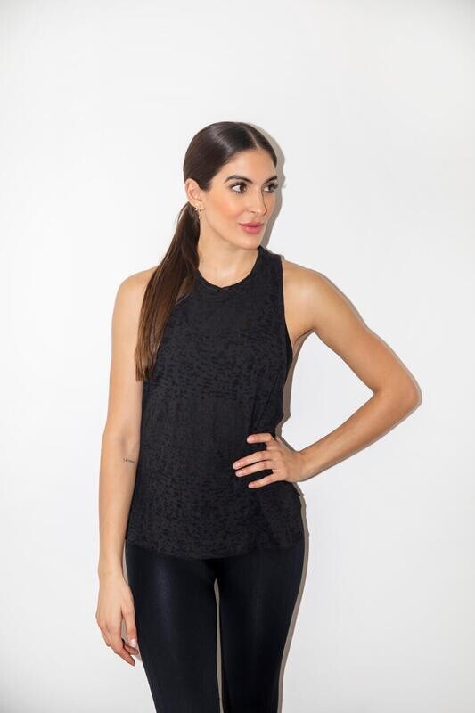 Tank top camo negro