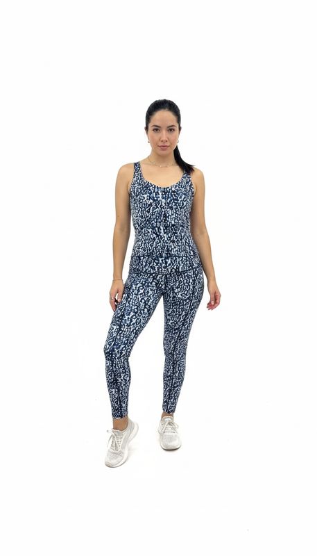 Legging Estampado Azul