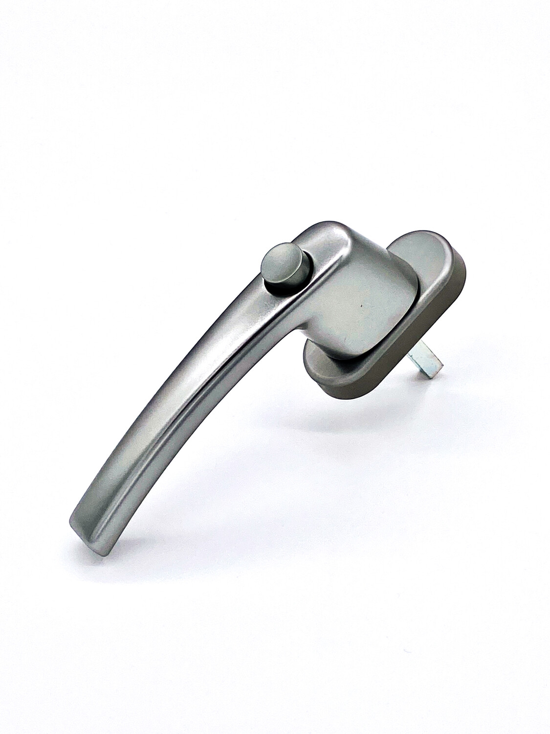 Titanfarbene Olive mit Druckknopf und 37 mm Stiftlänge