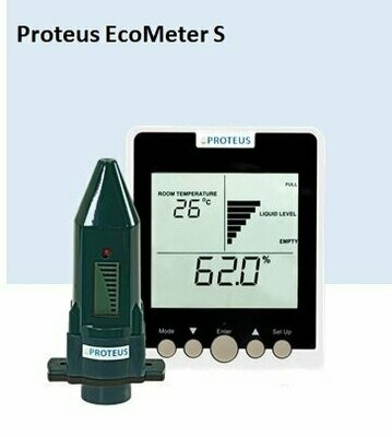 Proteus EcoMeter S - Füllstandsanzeige für Zisterne, Wassertanks, Erdtanks