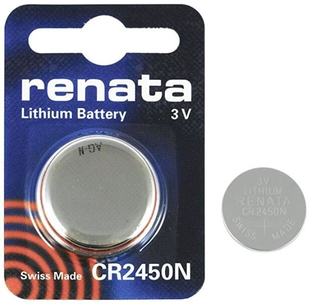 Renata CR2450, 3V Lithium Knopfzelle