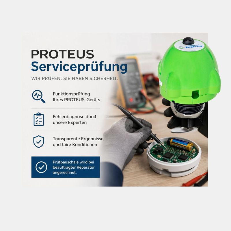 PROTEUS Geräteprüfung inkl. Fehlerdiagnose